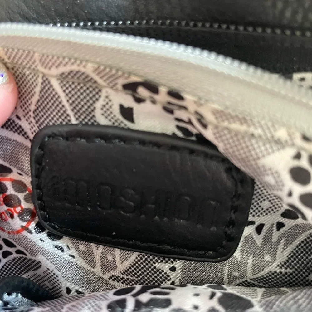 Pre-Loved Imoshion Womens Faux Leather Black Hobo Purse